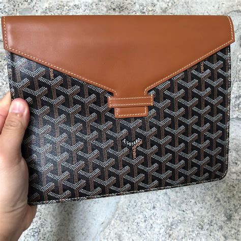 goyard soft clutch|goyard envelope clutch.